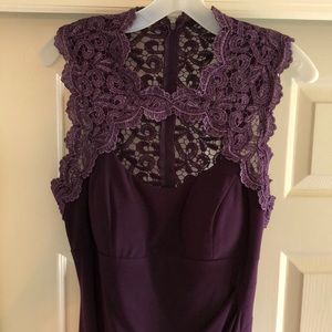Xscape Plum dress